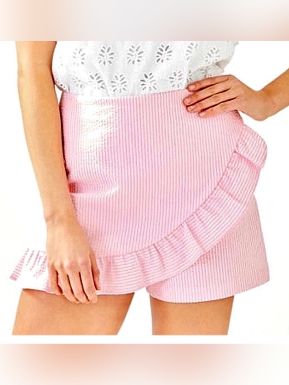 Lilly Pulitzer Pink Striped Skort